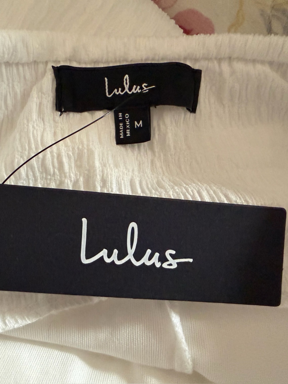 NWT lulus Darling Ways White Textured Strapless Midi Dress Size Medium - Picture 11 of 11
